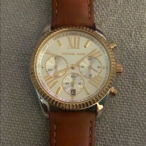 Michael Kors watch with Brown Strap